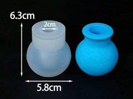 Molde silicona florerito bombe redondo